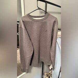 Dark grey champion crewneck